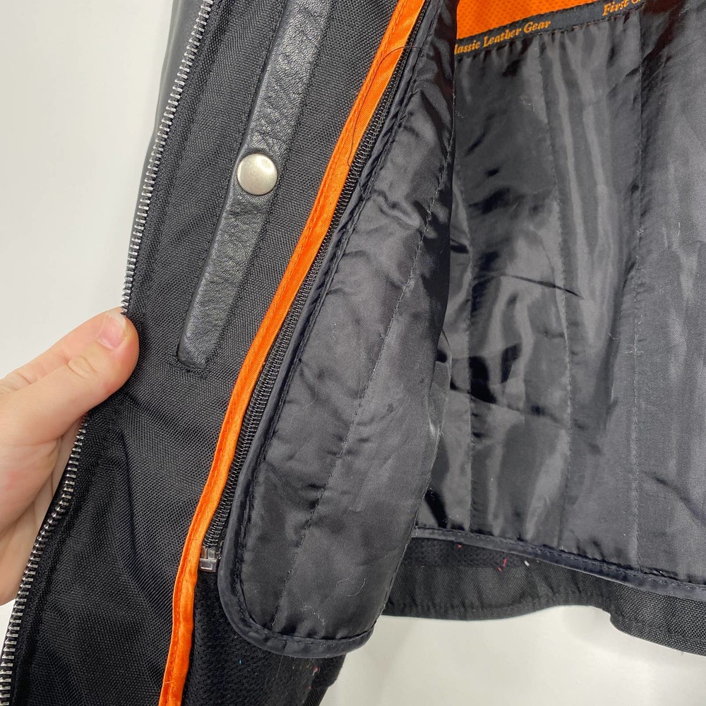 Harley Davidson First Classics Black Leather Moto… - image 5